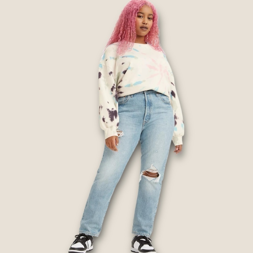 NWT Levi’s 501 Skinny Jeans Premium in Can’t Touch This Wash, 26x30